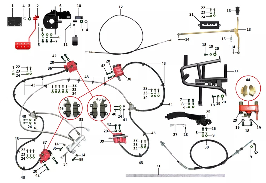 Система тормозная (до 10.2017)
