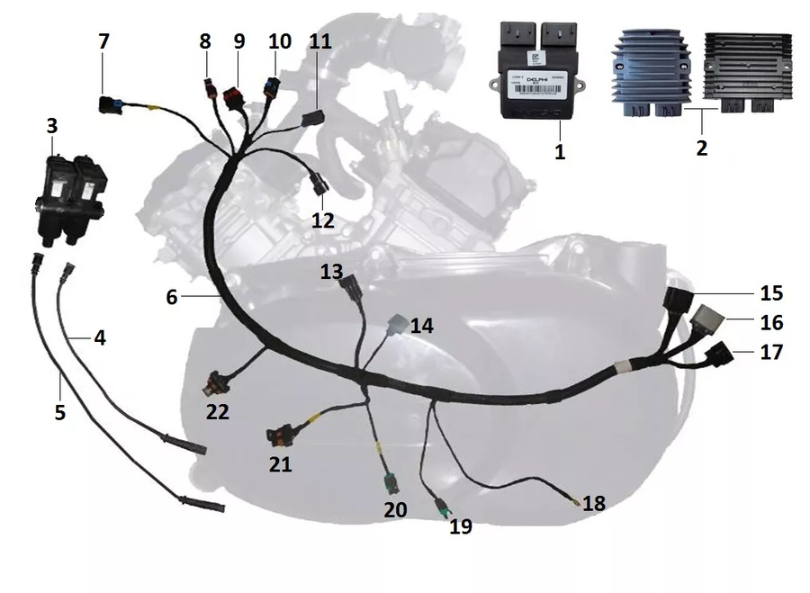 Электрооборудование двигателя