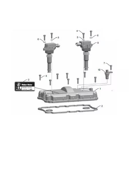 Установка крышки клапанного механизма