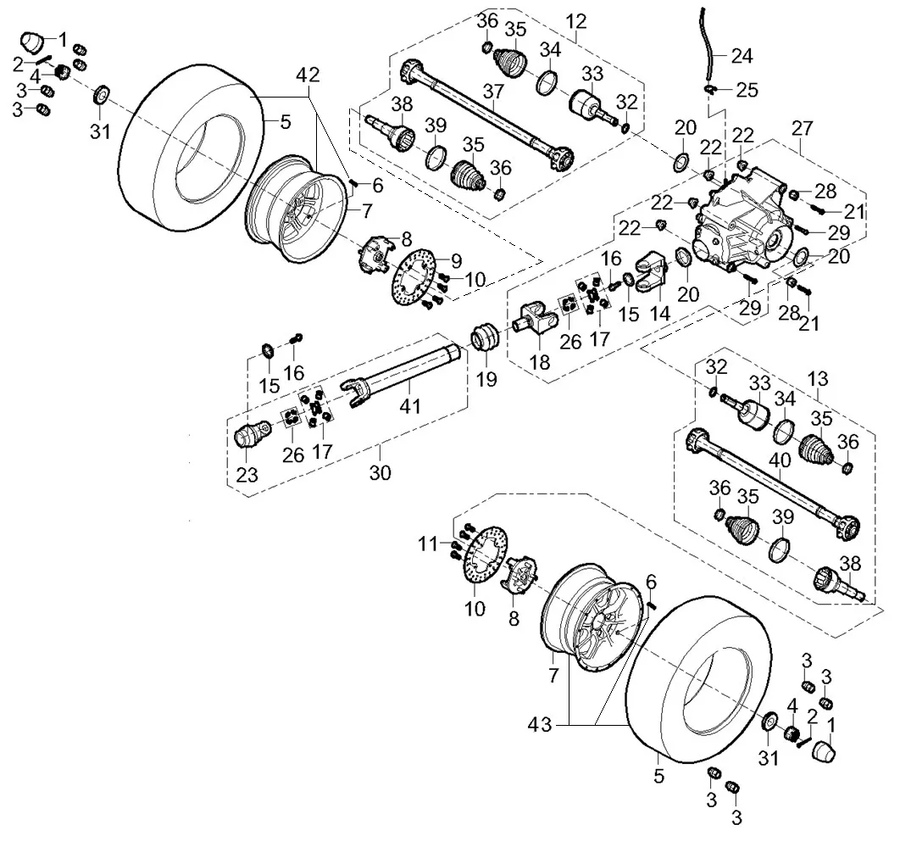 СИСТЕМА ЗАДНЕГО ПРИВОДА