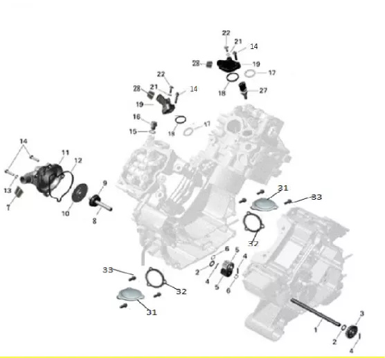 Охлаждение двигателя