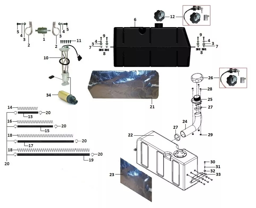 Система топливная