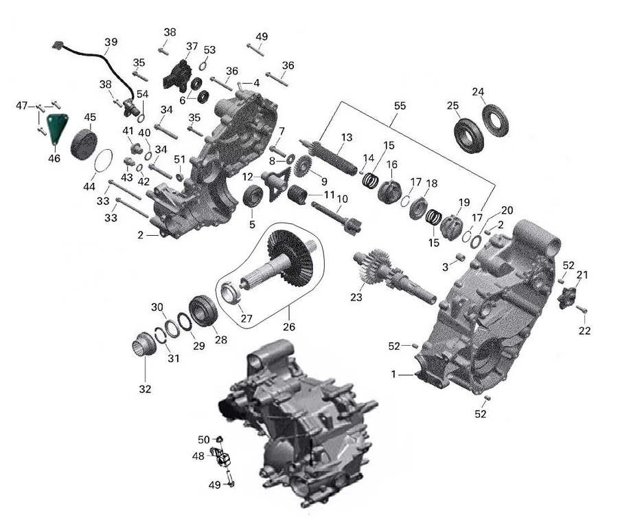 КОРОБКА ПЕРЕДАЧ (ДВИГАТЕЛЬ)