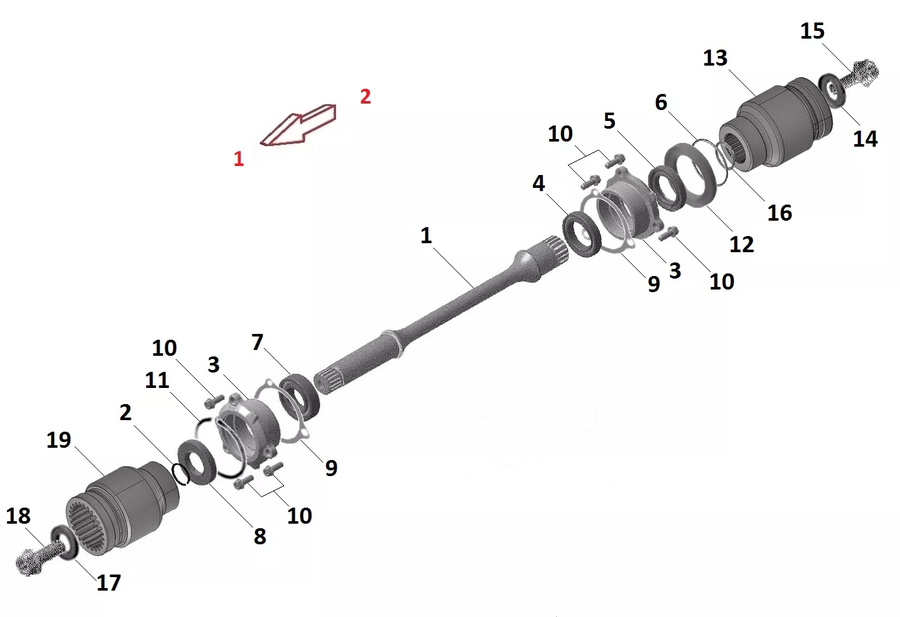 Вал ведущий (двигатель)