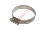 Хомут червячный KVP 40-60/9 W2 (AISI 430)