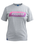 Футболка YOKO KIDS T-SHIRT PINK LOGO, серый