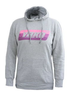 Толстовка YOKO KIDS HOODIE PINK LOGO, серый