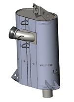 Глушитель в сборе S10400180