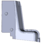 Брызговик задний правый R40700044