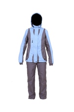 Костюм женский 852М2-12 голубой-серый