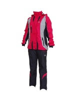 Костюм женский 852М1-12 красно-черно-серый