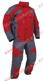 Костюм мужской зимний 853 красн/серый корп.
