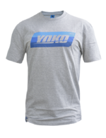 Футболка YOKO KIDS T-SHIRT BLUE LOGO, серый