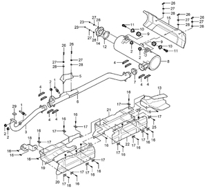 СИСТЕМА ВЫПУСКА короткая база (одноместный)