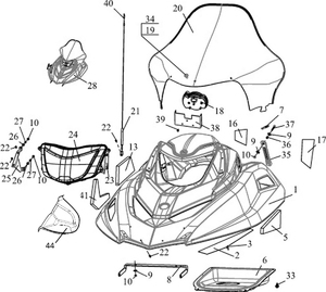 Капот С40700440