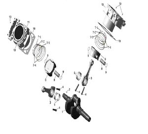 Поршни, цилиндры, вал коленчатый 140538