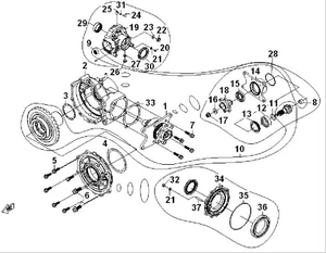 Редуктор задний (с 25.05.13)