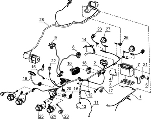 Электрооборудование мотовездехода (До 25.05.13)