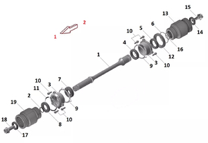 Вал ведущий (двигатель)