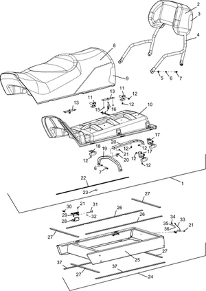 Сиденье С40101470-01